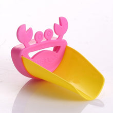 Load image into Gallery viewer, Faucet Extension Children&#39;s Guide Sink Hand Sanitizer Handwashing Tools New Crab Cartoon Extension of The Water Trough Bathroom